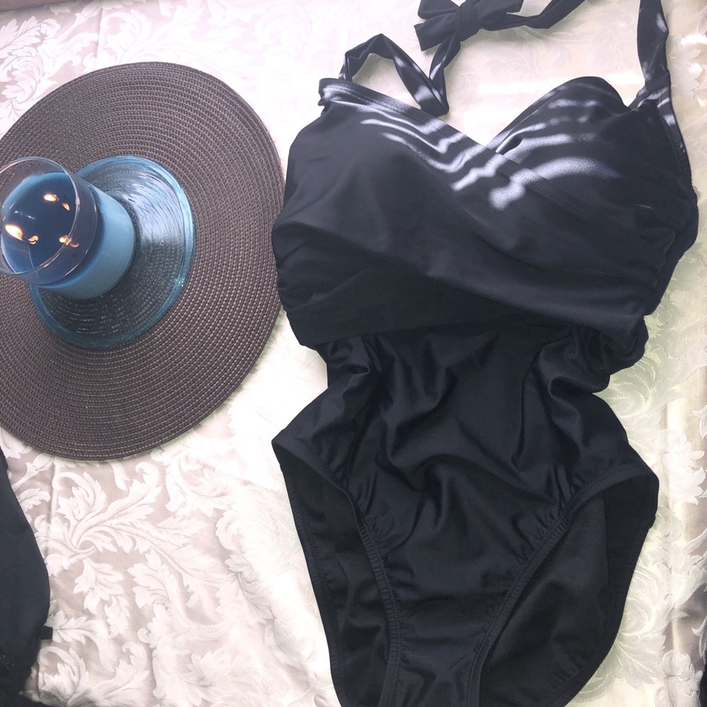 Time and Tru Black One-Piece